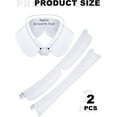 thumbnail image 2 of YEKEYI 2 Pieces Fake Collar Detachable Dickey False Lapel Women's Blouse Faux Fake Collar, 2 Styles, Medium, 2 of 7