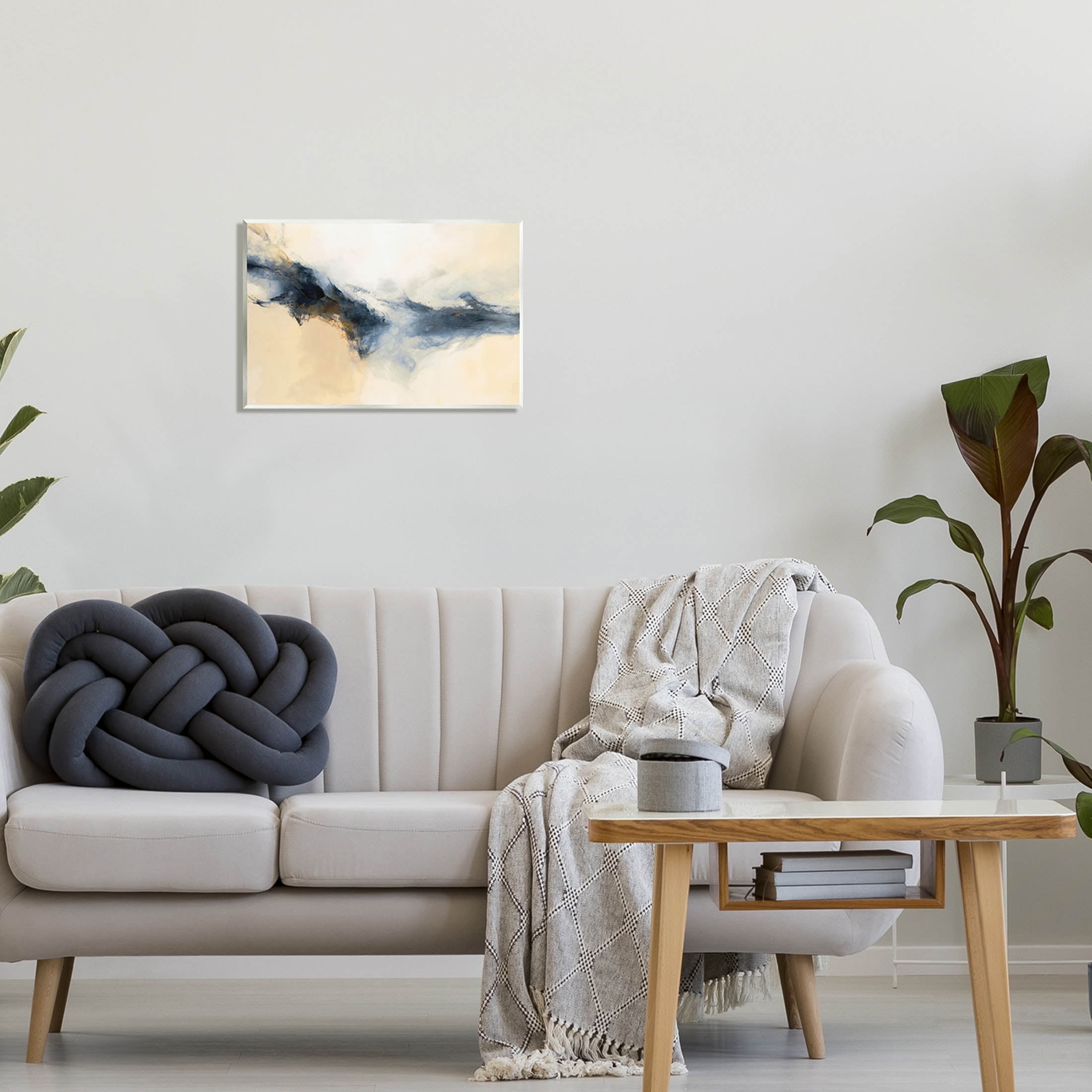 Stupell Industries Fluid Contemporary Shape Arrangement Graphic Art Unframed Art Print Wall Art, Design by Dina D’Argo