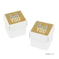 thumbnail image 1 of Signature Baby Blue, White, Gold Glittering Boy Baby Shower Party, Favor Boxes, 20-Pack, 1 of 2
