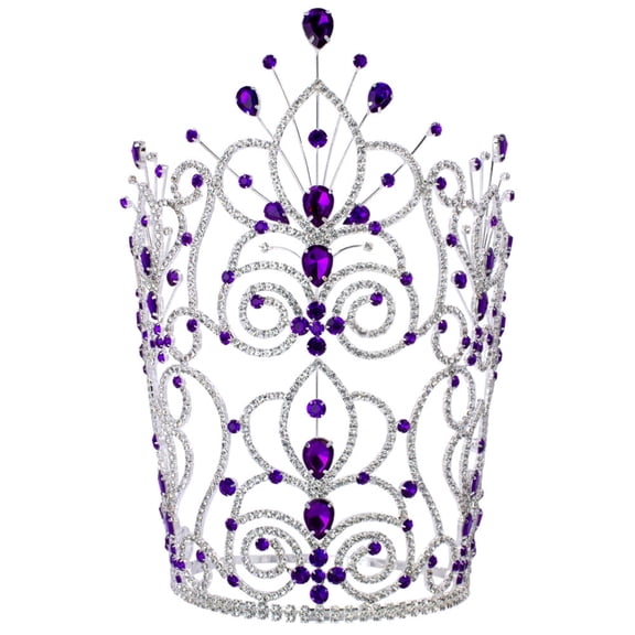 #16111 - Maus Spray Crown - Amethyst - 10"
