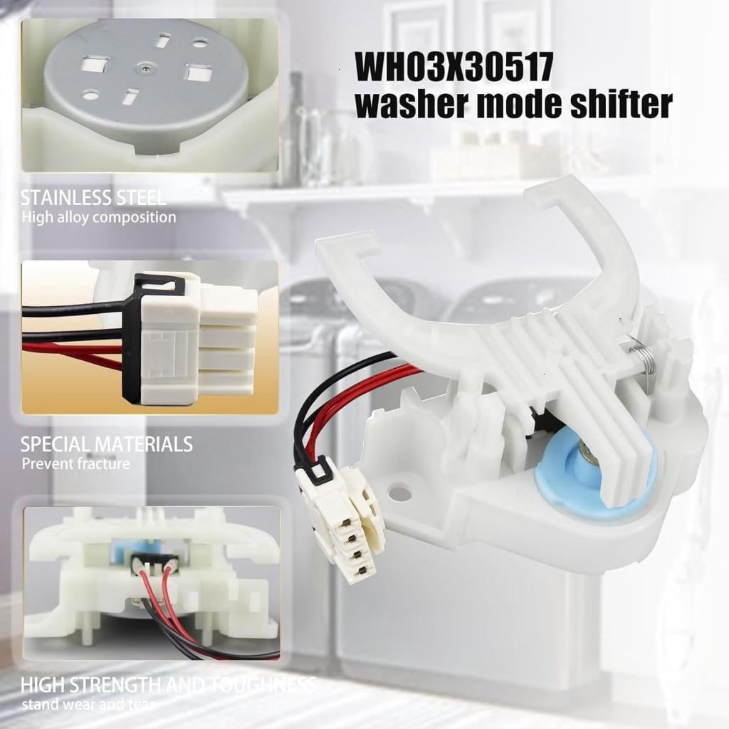 Heavy Duty Washing Machine Gear Shifter Actuator Clutch Release Shifter Replacement for WH03X30517 WH05X25036 WH05X24435