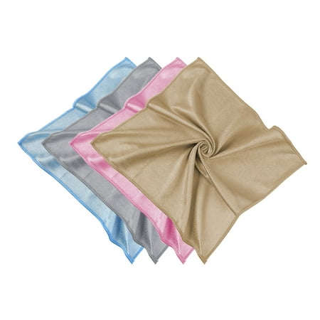 RuiJiao 4 Pack Mirror Cleaning Cloth Thickened Multifunctional  Microfiber Glass Cleaning Cloth  Quickly Clean Window  Glasses  Windshields  Mirrors  and Stainless Steel