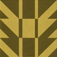 thumbnail image 1 of Ahgly Company Tapis de Zone Carré Lavable en Machine, Brun Bronze Foncé, 6 Pieds Carré, 1 of 7