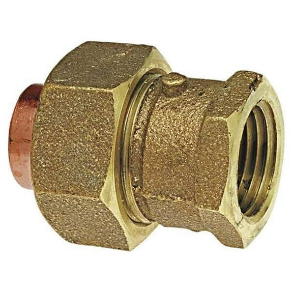Nibco Union,LL Cast Bronze,3/4" Tube,CxFNPT 733LF 3/4