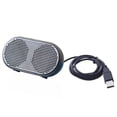 thumbnail image 1 of Mini altavoz USB Altavoz de computadora Altavoz multimedia estéreo alimentado para PC portátil (Negro), 1 of 5