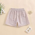 thumbnail image 7 of RUTAYY Toddler Baby Girl Shorts Casual Summer Flower Elastic Waist Ruffle Hem Shorts Bottoms Trouser Classic Pants, 7 of 7