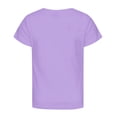 thumbnail image 4 of Girls Casual Short Sleeve T Shirt With Prints Round Neck Tee Top For Everyday Play And School Wear, 4 of 5