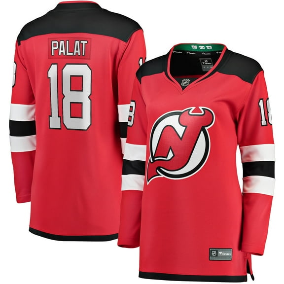 Women's Fanatics Ondrej Palat Red New Jersey Devils Home Breakaway Player Jersey