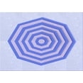 thumbnail image 1 of Ahgly Company Tapis Rectangulaire Lavable en Machine Intérieur Transitionnel Bleu Ciel, 6 Pieds x 9 Pieds, 1 of 7