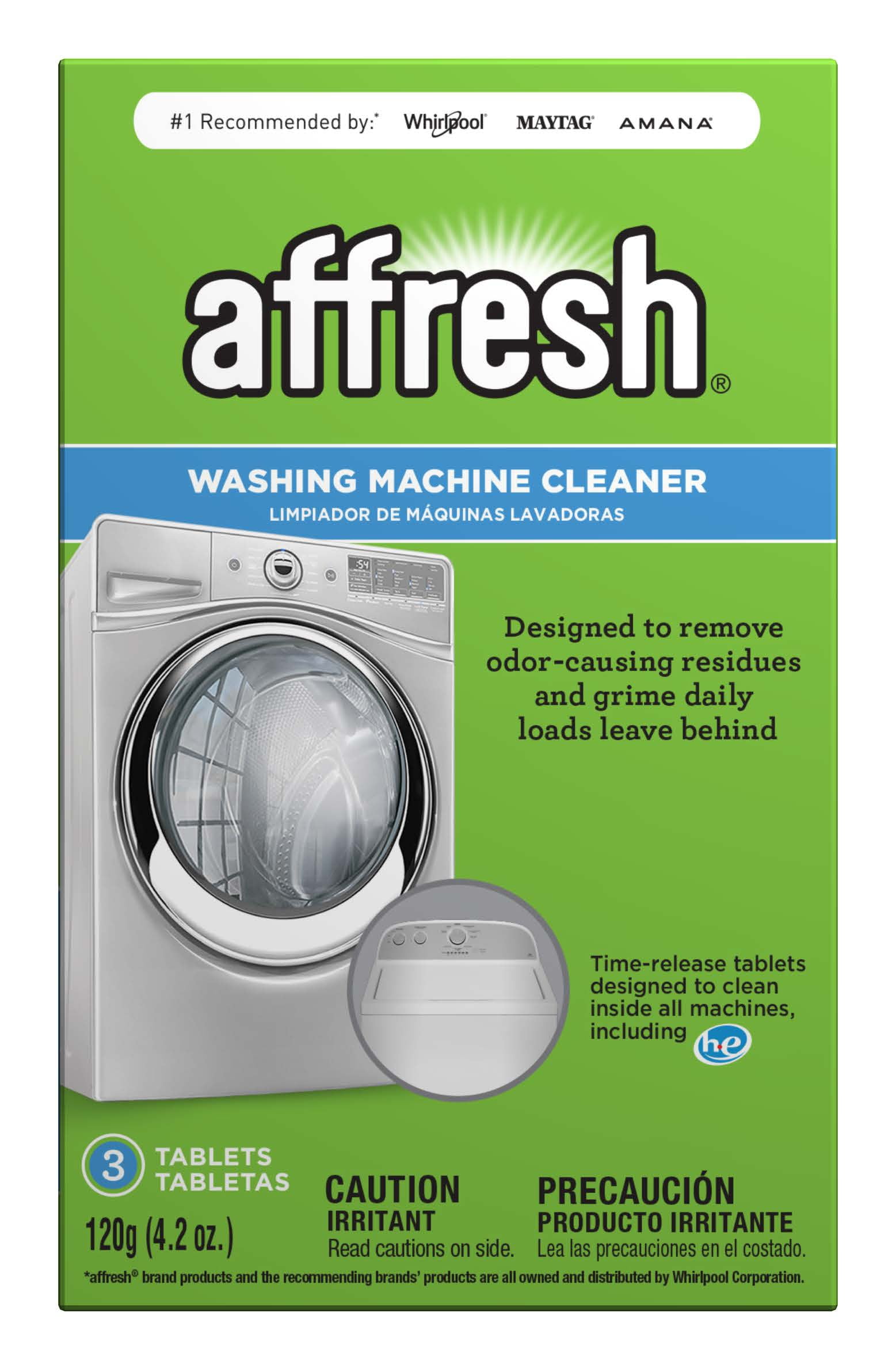 Limpiador para lavadoras Affresh W10549845 W10501250 