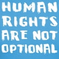 thumbnail image 3 of CafePress - Human Rights Are Not Optional Women's Dark T Shirt - Women's Traditional Fit Dark T-Shirt, 3 of 4