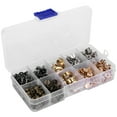thumbnail image 1 of Round Head Stud,Stud Screw Set Leather Screw Grommet Set Leather Fasteners Smooth Operation, 1 of 14