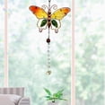 thumbnail image 3 of 2 Pack Butterfly Crystal Suncatcher Crystal Ball Ornament for Window Home Garden Outdoor, 3 of 5