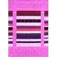 thumbnail image 1 of Ahgly Company Indoor Rectangle Abstract Pink Contemporary Area Rugs, 7' x 9', 1 of 4