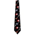 thumbnail image 2 of Guitars and Notes on Staff Necktie Mens Tie by Thr, 2 of 3