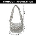 thumbnail image 2 of Bolsos Bubble Hobo para mujer Bolso de mano acolchado para mujer Bolso acolchado Bolso acolchado Bolso de mano ligero e hinchado Bolso de hombro acolchado, 2 of 5