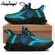 thumbnail image 1 of Zapatillas Noisydesigns informales con estampado de hojas tropicales para hombre, de diseñador de marca, con cordones, transpirables, para caminar, de verano, 1 of 6