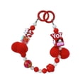 thumbnail image 2 of Charms para teléfono, charms para bolsos, llaveros, charms fantásticos para bolsos, monederos hechos a mano. rojo, 2 of 9