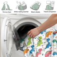 thumbnail image 4 of Cute Dinosaur Cartoon Pattern Soft Sherpa Fleece Throw Blanket, Warm Cozy Plush Blanket for Sofa Bed Couch, All Season, 60"x80", 4 of 5