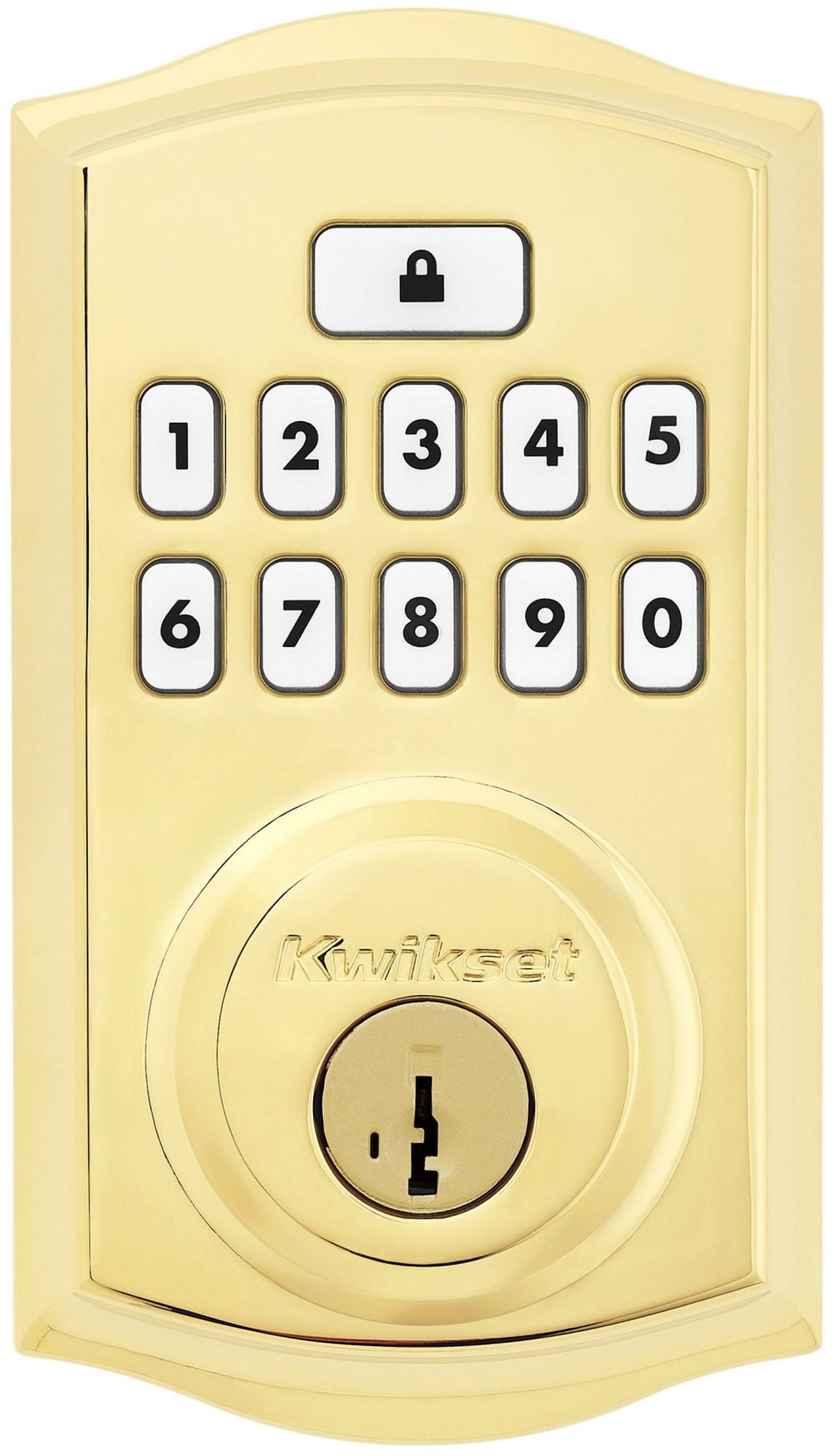 Kwikset 9270TRL-15S トラディショナル スマートコード タッチパッド 電子 デッドボルト スマートキー サテンニッケル仕上げ