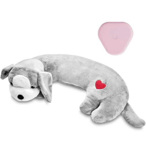 Hearbeat Toy for Dog Anxiety Relief Behavioral Training Aid Toy, Grey