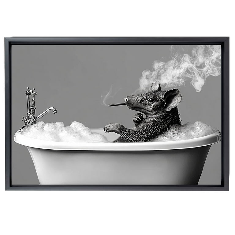 animals smoking cigarettes poster Armadillo Smoking a Cigarette Art Poster,Armadillo in Bathtub Wall Art  Print Poster, Bathroom Decor Posters Prints for Restroom Home Picture,  Funny Animal Painting Pictures Wall Decor 1274CA51