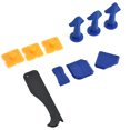 thumbnail image 2 of Caulk Scraper, Caulking Tool Portable Lightweight Multi-Angle With 3Pcs Nozzle For Floor Installation, 2 of 8