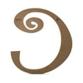 thumbnail image 4 of 6" Curly Wooden Letters - Premium MDF Wood Wall Letters, 4 of 27