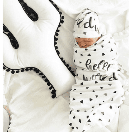 Newborn Baby Boy Girl Swaddle Soft Cotton Sleeping Bag Wrap