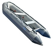 BRIS 1.2mm PVC 14.1Ft Inflatable Boat Rescue Dive Raft Power Boat