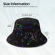 thumbnail image 3 of Fotbe Dinosaur Sombrero Tipo Pescador con Estampado – Sombrero de Sol de Algodón de Moda para Playa, Golf, Pesca, 3 of 6