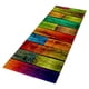 thumbnail image 2 of Alfombras y tapetes de cocina rústicos, felpudo antideslizante de 60 x 180 cm, lavable a máquina. Color del arco iris, 2 of 7