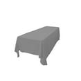 thumbnail image 3 of LA Linen Polyester Poplin Rectangular Tablecloth 90 by 132-Inch, Gray Dark, 3 of 3
