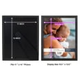 thumbnail image 5 of Grooved 11 in. x 14 in. Black Picture Frame (Set of 2), 5 of 8