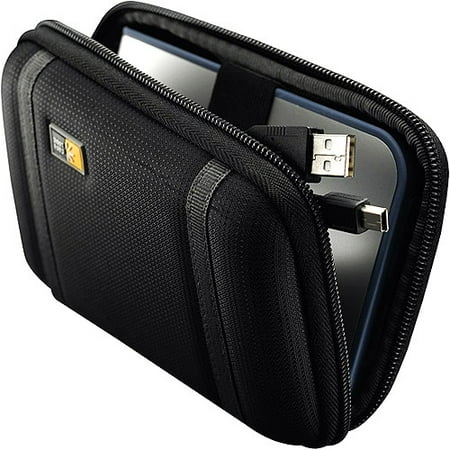 Case Logic Black Compact Portable Hard Drive Case