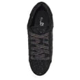 thumbnail image 4 of La Sheelah Women’s Rhinestone Platform Sneakers – Sparkly Glitter Fashion Shoes, Bling Casual Lace-Up Sneakers, Crystal Streetwear Flatform Shoes DOLCE-66 Black 5.5, 4 of 5