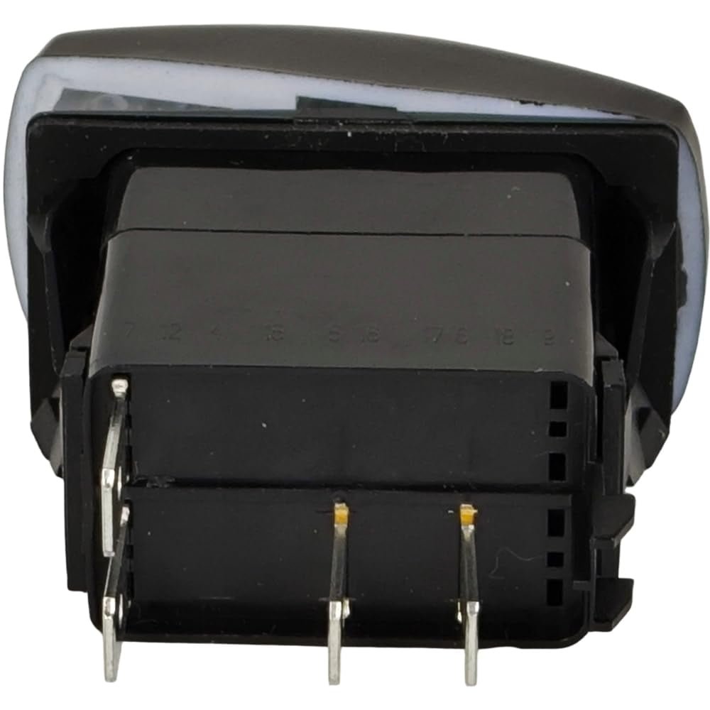 4 Pin ON-Off Self Leveling Valve Rocker Switch AT361529 Compatible with John Deere Loader 318D 318E 319D 319E 320D 320E 323D 323E 326D 326E 328D 328E 329D 329E 332D 332E 333D 333E Green