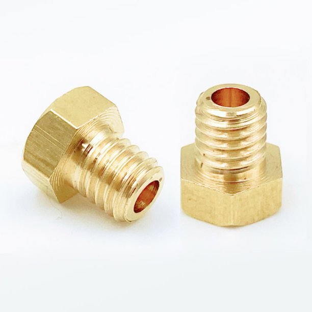 Suitable for Boquilla de inyector de latón hexagonal con rosca de 5 mm x 0,8 mm for carburador principal Yamaha S7 TK JOG ZY Teikei 100, tamaño 80-128