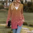 thumbnail image 5 of VISALY Long Cardigans Button Down Cardigans 2025 Fall Fashion Cardigan Lightweight Soft Knit Cardigan Long Sleeve Open Front Coat with Pockets Thin Cardigans Lightweight Cute Cardigans Brown Xl, 5 of 6