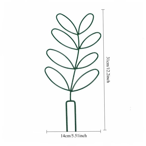 Leaf Shaped Vine Support Bracket – Potted Plant Climbing Trellis for Indoor & Outdoor
