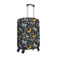 thumbnail image 3 of Haiem Flowers Butterfly Luggage Cover Printed Suitcase Covers for Luggage Elastic Washable Suitcase Protector Fits 18-32 Inch Luggage-Large, 3 of 9