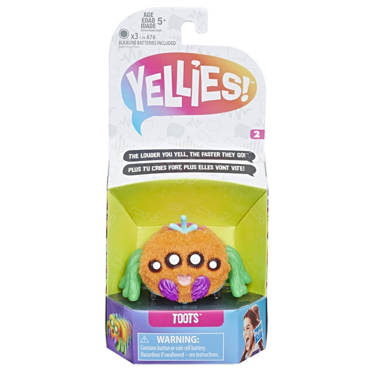 Yellies Toots Voice Activated Spider Pet Ages 5 and up