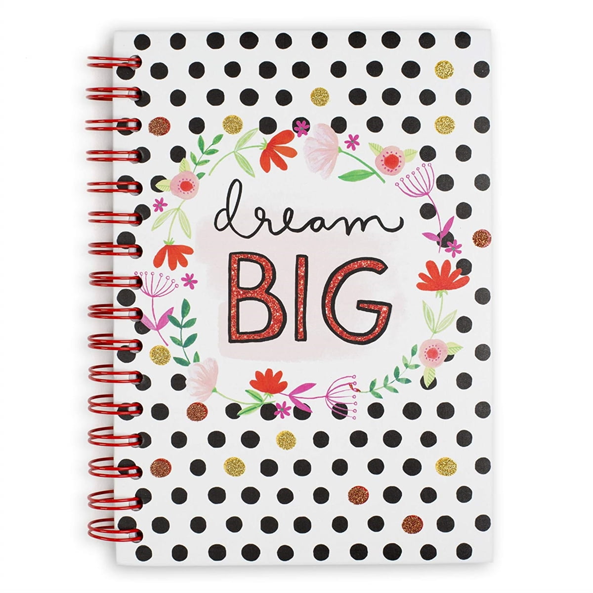 Dream Big Hardcover Spiral Notebook, Multi