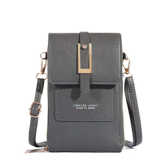 Mefallenssiah Women touchscreen Phone Bags, Mini Leather Mobile Phone Crossbody Bags Shoulder Handbag Wallet with Credit Card Slots