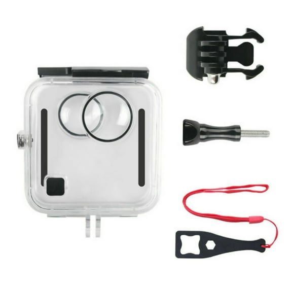 Camera Protection Case Waterproof Housing Case with Bracket for GoPro Fusion, Underwater 360-Degree