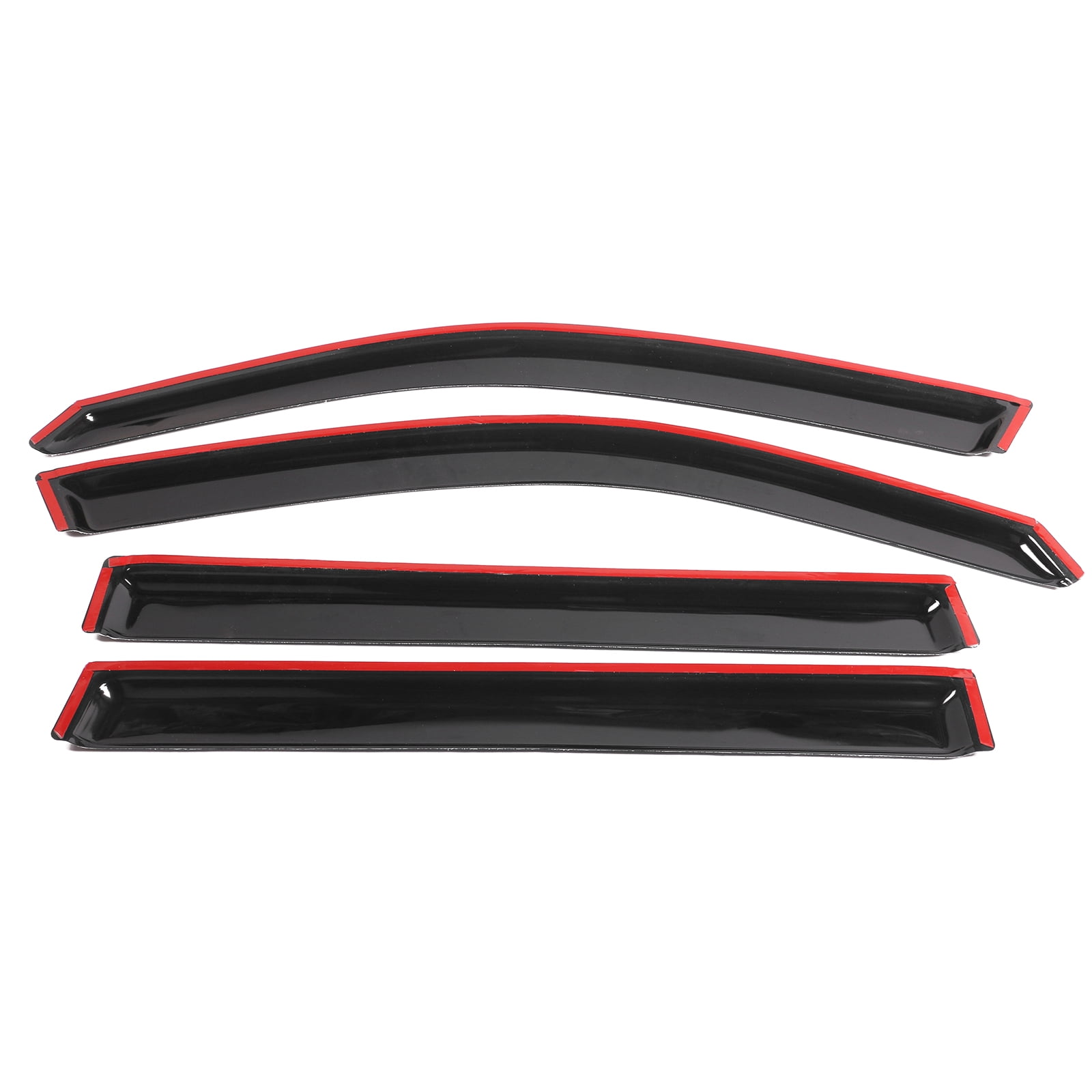 Ikon Motorsports Compatible with 03-08 Honda Pilot Acrylic Window Visors Vent Windshield Deflector Rain Guard 4Pc Set Outside Mount 2003 2004 2005 2006 2007 2008