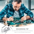 thumbnail image 2 of Soldering Iron Tip Kit Precision Copper Socket Tips Fast Heating Multipurpose Set of 1, 2 of 6