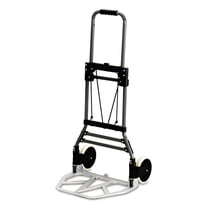Safco Stow-Away Medium Hand Truck 275lb Capacity 19w x 17 3/4d x 38 3/4h Aluminum 4062