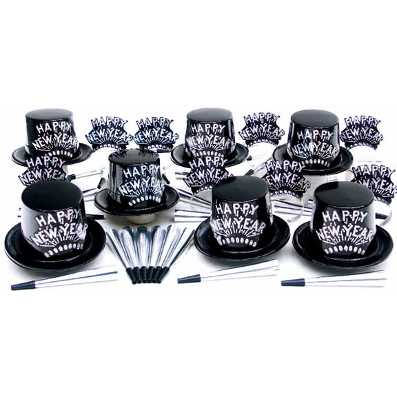 Silver Sparkle Party Kit for 50