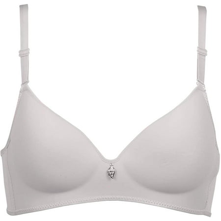 

Bras for Women Wirefree Bra Padded Everyday Contour Bras White 32B